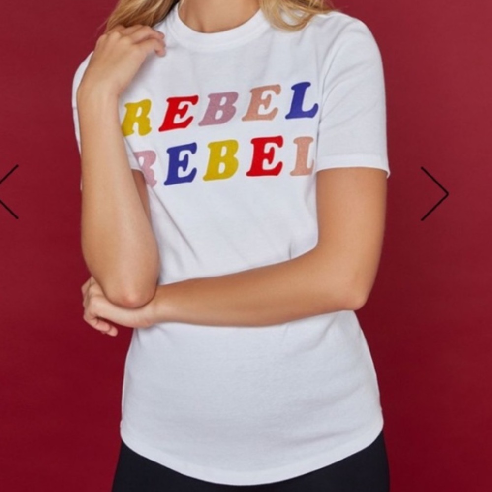 NWT Zoe Karssen Rebel Rebel Tee XS